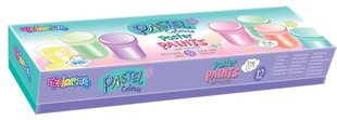 Guašas Colorino Pastel, 12 spalvų цена и информация | Принадлежности для рисования, лепки | pigu.lt