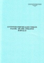 Gyventojų individualios veiklos pajamų-išlaidų apskaitos žurnalas 0720-064 kaina ir informacija | Kanceliarinės prekės | pigu.lt