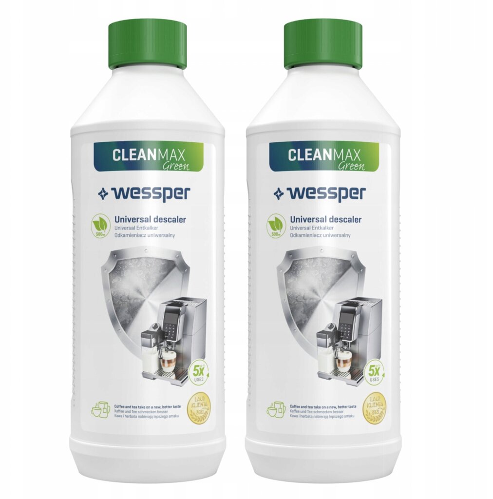 Wessper CLEANMAX, 2x500 ml kaina ir informacija | Priedai kavos aparatams | pigu.lt