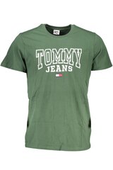 Tommy Hilfiger marškinėliai vyrams DM0DM16831_VERDE_L2M, žali kaina ir informacija | Vyriški marškinėliai | pigu.lt