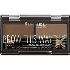 Набор для бровей Rimmel Brow This Way, 2,4 г цена и информация | Карандаши, краска для бровей | pigu.lt