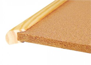 Стандартная деревянная рама Esselte Pinboard Cork, 120x90 см цена и информация | Kanceliarinės prekės | pigu.lt