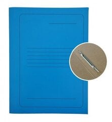 Файл Smiltainis с металлической клипсой, A4 300 г, картон, с принтом, синий цена и информация | Канцелярские товары | pigu.lt