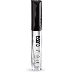 Lūpų blizgis Rimmel London Oh My Gloss 800 Crystal Clear, 6.5 ml kaina ir informacija | Lūpų dažai, blizgiai, balzamai, vazelinai | pigu.lt