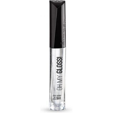 Lūpų blizgis Rimmel London Oh My Gloss 800 Crystal Clear, 6.5 ml цена и информация | Lūpų dažai, blizgiai, balzamai, vazelinai | pigu.lt