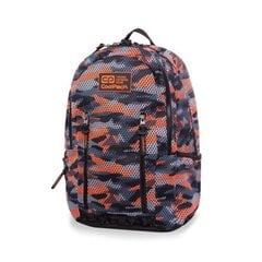 Mokyklinė kuprinė CoolPack Impact II Camo Mesh Orange цена и информация | Школьные рюкзаки, спортивные сумки | pigu.lt