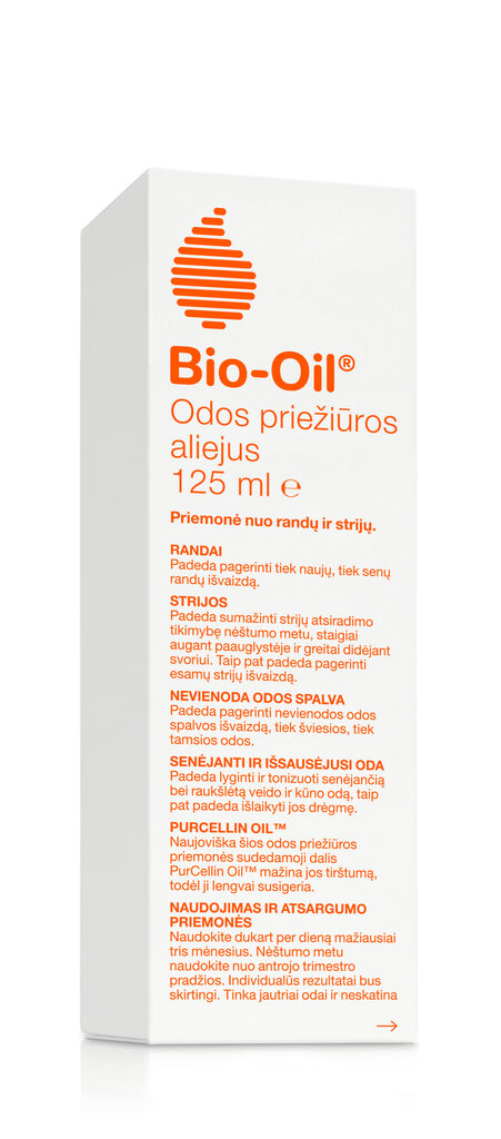 Kūno aliejus nuo randų Bio Oil 125 ml цена и информация | Eteriniai, kosmetiniai aliejai, hidrolatai | pigu.lt