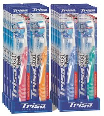 Зубная щетка (средней твердости с крышкой) Trisa Cool & Fresh 1 шт. цена и информация | Зубные щетки, пасты | pigu.lt