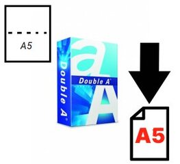 Бумага Double A (A категория), A5, 80 г, 500 листов цена и информация | Канцелярские товары | pigu.lt
