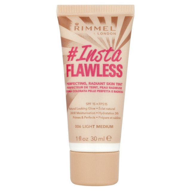 Maskuojamasis veido kremas Rimmel London Insta Flawless Radiant 30 ml, 006 Light Medium kaina ir informacija | Makiažo pagrindai, pudros | pigu.lt