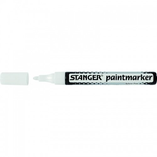 Žymeklis Stanger Paintmarker 219017, 2-4 mm, baltas, 10 vnt. kaina ir informacija | Kanceliarinės prekės | pigu.lt