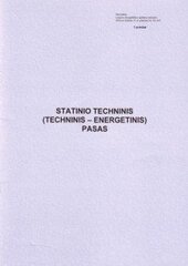 Statinio techninis pasas 80720-085 kaina ir informacija | Kanceliarinės prekės | pigu.lt