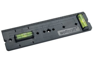 Линейка с уровнем для розеток WOLFCRAFT цена и информация | Wolfcraft Сантехника, ремонт, вентиляция | pigu.lt