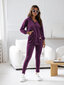 Laisvalaikio komplektas moterims Aveira, violetinis цена и информация | Sportinė apranga moterims | pigu.lt