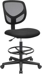 Простой офисный стул с сеткой SONGMICS OBN15BK цена и информация | Офисные кресла | pigu.lt