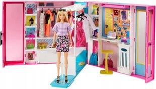 Lėlės spinta drabužiams Barbie Doll GBK10 kaina ir informacija | Žaislai mergaitėms | pigu.lt