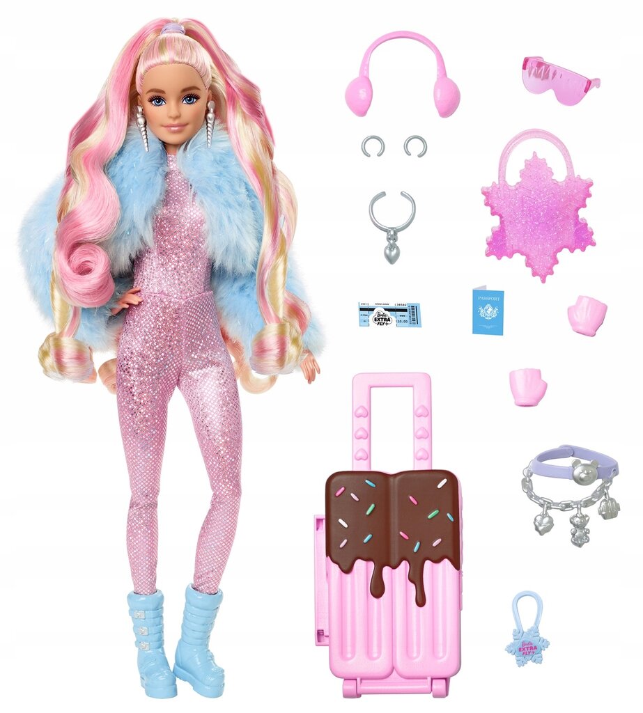 Lėlė Barbie Extra Fly kaina ir informacija | Žaislai mergaitėms | pigu.lt