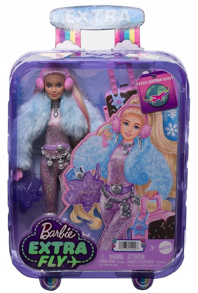 Lėlė Barbie Extra Fly kaina ir informacija | Žaislai mergaitėms | pigu.lt