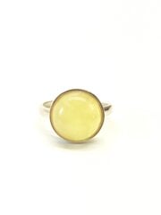 Серебряное кольцо с янтарем, Amber Storm цена и информация | Кольца | pigu.lt