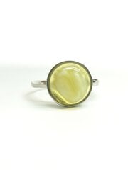 Серебряное кольцо с янтарем, Amber Storm цена и информация | Кольцо | pigu.lt