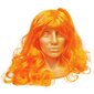 Karnavalinis ilgų plaukų perukas, oranžinis цена и информация | Karnavaliniai kostiumai | pigu.lt