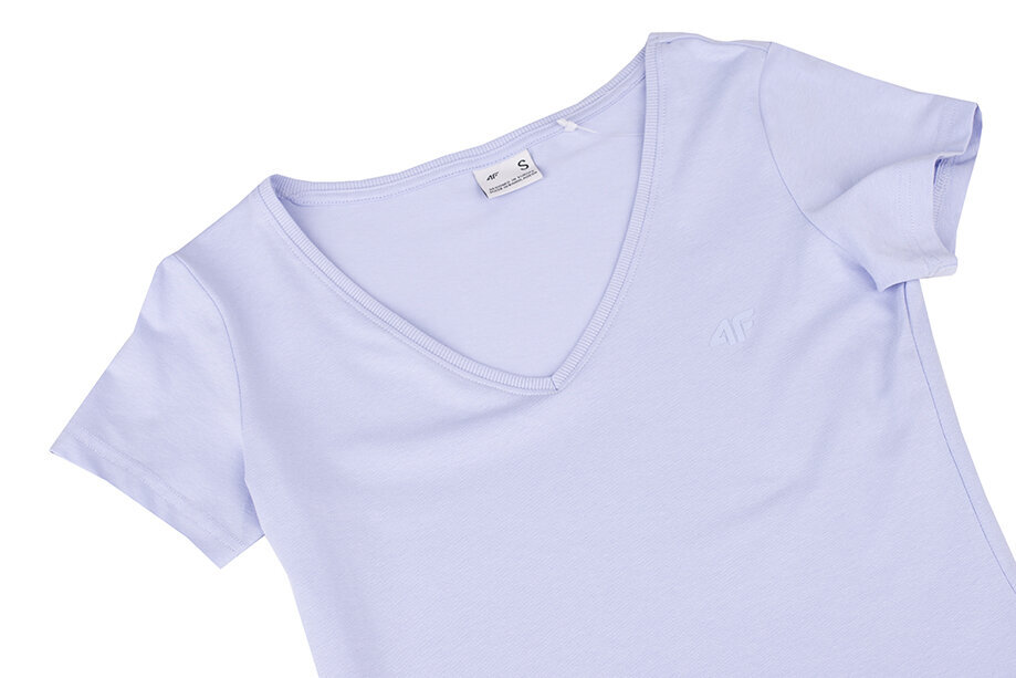 Marškinėliai moterims 4F F0941 4FAW23TTSHF0941 52S, violetiniai kaina ir informacija | Marškinėliai moterims | pigu.lt