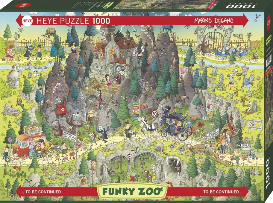 Dėlionė Degano: Transilvanijos zoologijos sodo buveinė, 1000d. kaina ir informacija | Dėlionės (puzzle) | pigu.lt