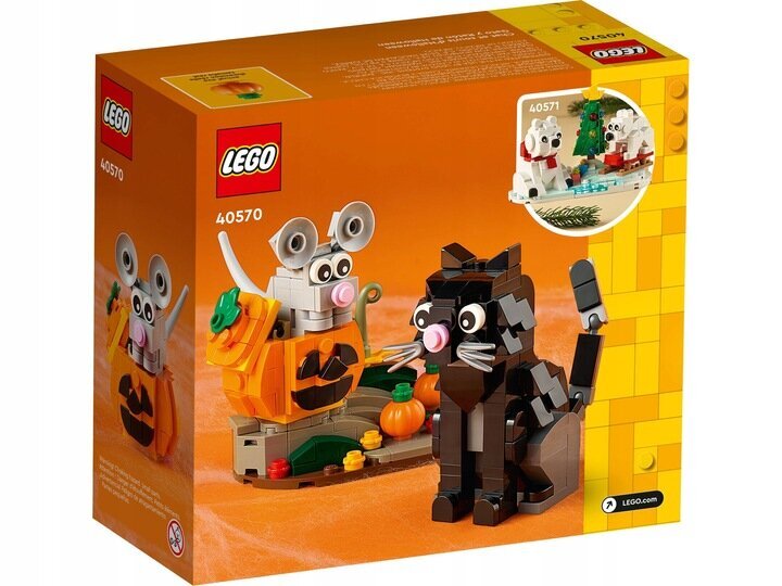 40570 LEGO® Classic Helovino katė ir pelė kaina ir informacija | Konstruktoriai ir kaladėlės | pigu.lt