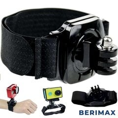 Berimax kameros GoPro laikiklis ant riešo kaina ir informacija | Priedai vaizdo kameroms | pigu.lt