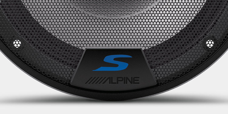 Alpine S2-S65, juodas kaina ir informacija | Automobiliniai garsiakalbiai | pigu.lt