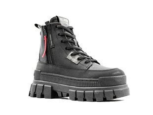 Palladium aulinukai moterims Revolt Boot Zip Lth, juodi kaina ir informacija | Aulinukai, ilgaauliai batai moterims | pigu.lt