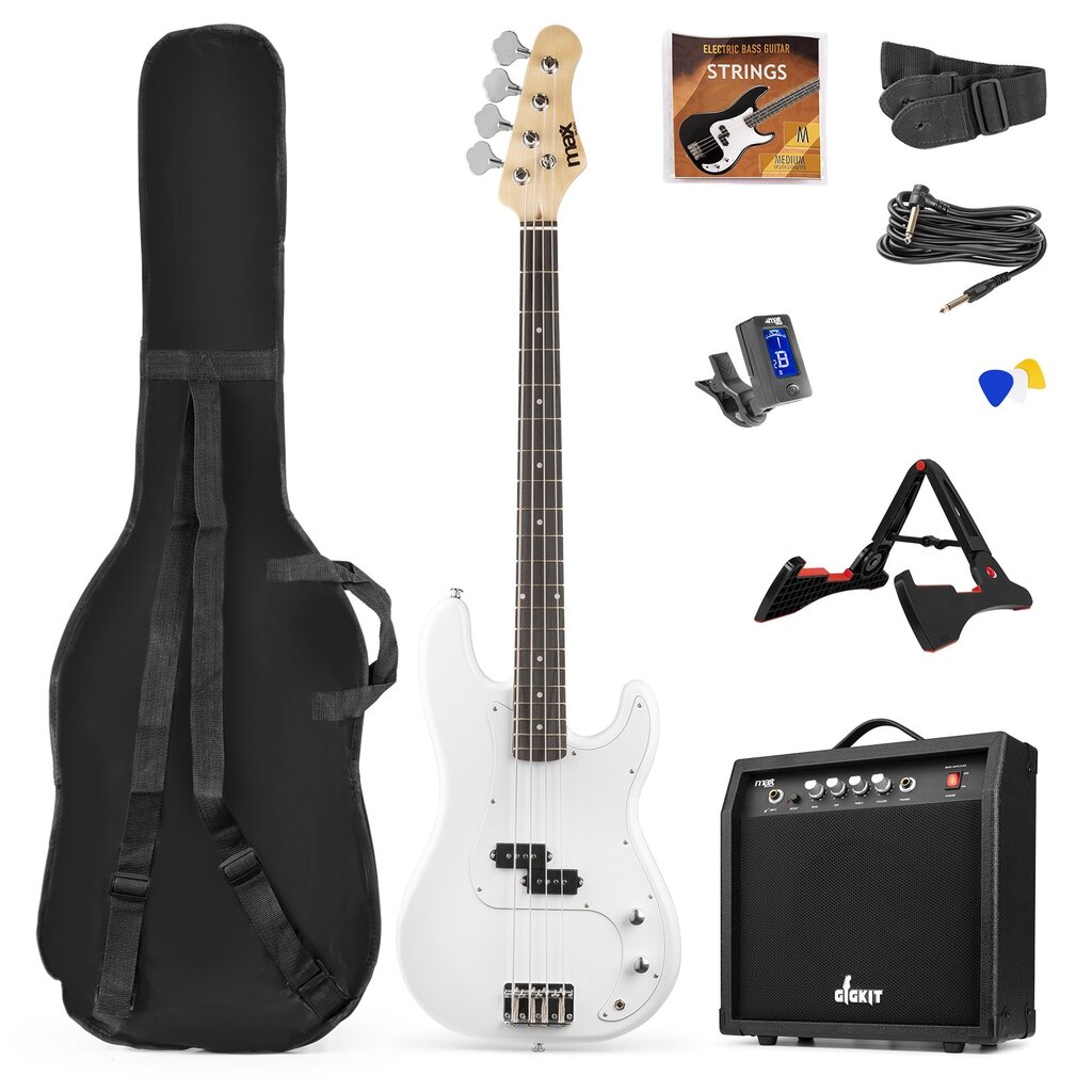 Bosinės gitaros rinkinys Max GigKit цена и информация | Gitaros | pigu.lt