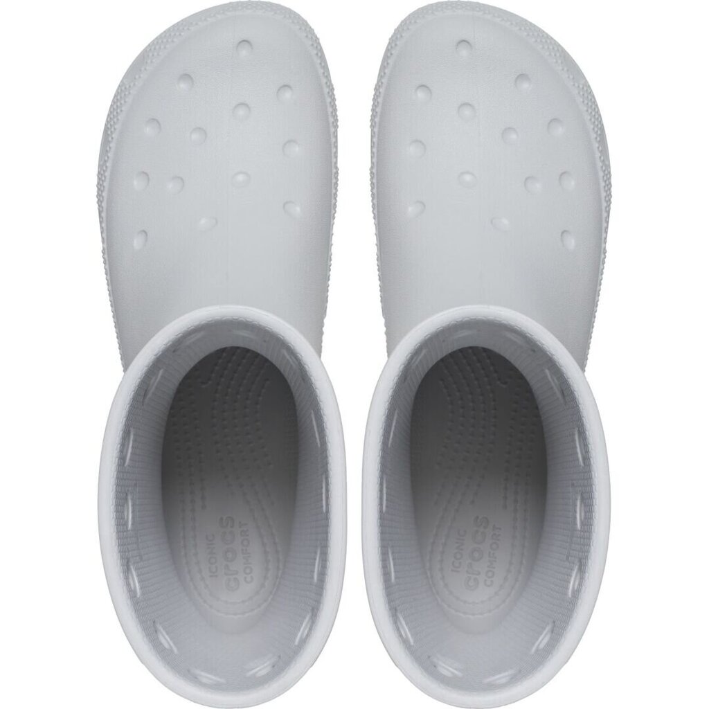 Crocs™ guminiai batai vaikams Classic 208544 277679, balti kaina ir informacija | Guminiai batai vaikams | pigu.lt