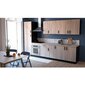 Virtuvinė spintelė Aatrium Origan, 60x60x85 cm, ruda/juoda kaina ir informacija | Virtuvinės spintelės | pigu.lt