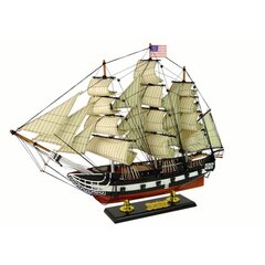 Kolekcinis laivo modelis USS Constitution XXL Lean Toys, 59x44x10 cm цена и информация | Игрушки для мальчиков | pigu.lt