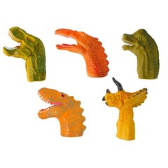 Pirštukinės lėlės Lean Toys Dinozaurai, 5 vnt. цена и информация | Игрушки для мальчиков | pigu.lt