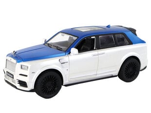 Nuotoliniu būdu valdomas automobilis Bvliiman Lean Toys, baltas/mėlynas, 26x10,5x10 cm цена и информация | Игрушки для мальчиков | pigu.lt