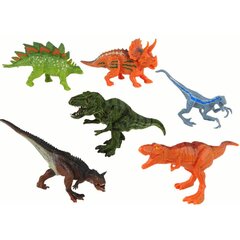 Transporto priemonių komplektas su dinozaurais Lean Toys цена и информация | Игрушки для мальчиков | pigu.lt