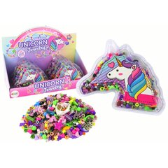 Apyrankių gaminimo rinkinys Lean Toys Unicorn Jewelry цена и информация | Игрушки для девочек | pigu.lt