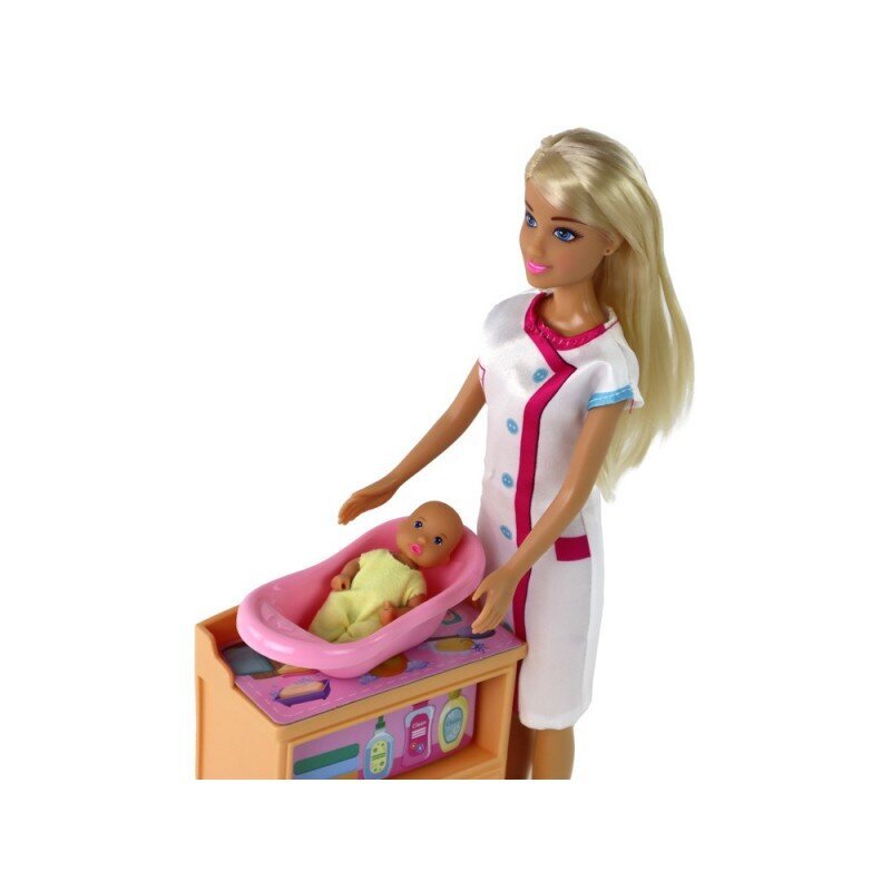 Lėlė Anlily slaugytoja su kūdikiu ir priedais kaina ir informacija | Žaislai mergaitėms | pigu.lt
