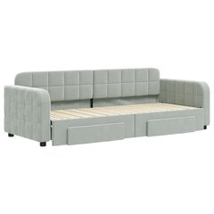 Sofa-lova vidaXL, 80x200 cm, pilka kaina ir informacija | Lovos | pigu.lt