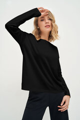 Palaidinė moterims Utenos trikotažas, juoda kaina ir informacija | Palaidinės, marškiniai moterims | pigu.lt