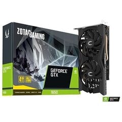 Zotac Gaming GeForce GTX 1650 GDDR6 (ZT-T16520S-10M) kaina ir informacija | Vaizdo plokštės (GPU) | pigu.lt