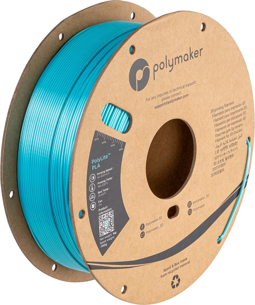 3D spausdintuvo plastikas Polymaker PolyLite PLA цена и информация | Išmanioji technika ir priedai | pigu.lt
