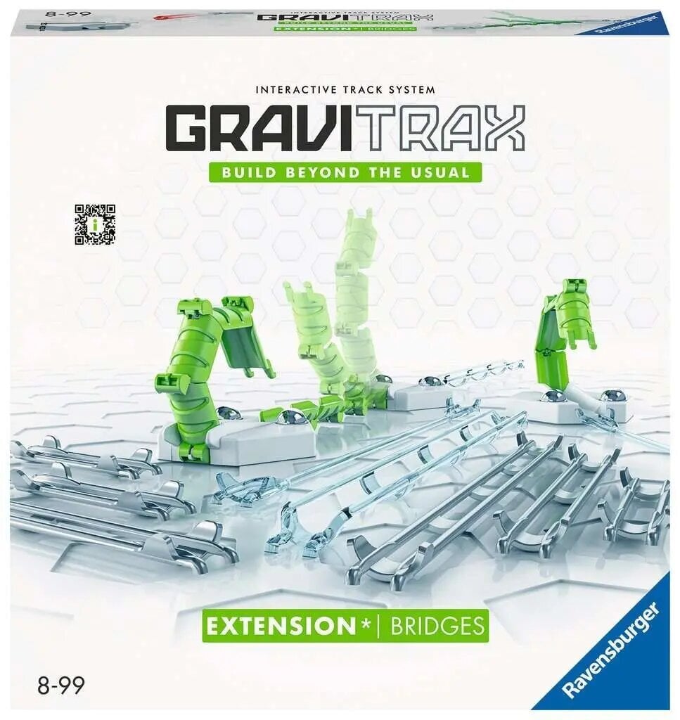 Žaislinių tiltų ir bėgių papildymo rinkinys Gravitrax Ravensburger, 13d kaina ir informacija | Žaislai berniukams | pigu.lt