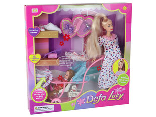 Nėščios lėlės Lucy rinkinys su priedais kaina ir informacija | Žaislai mergaitėms | pigu.lt
