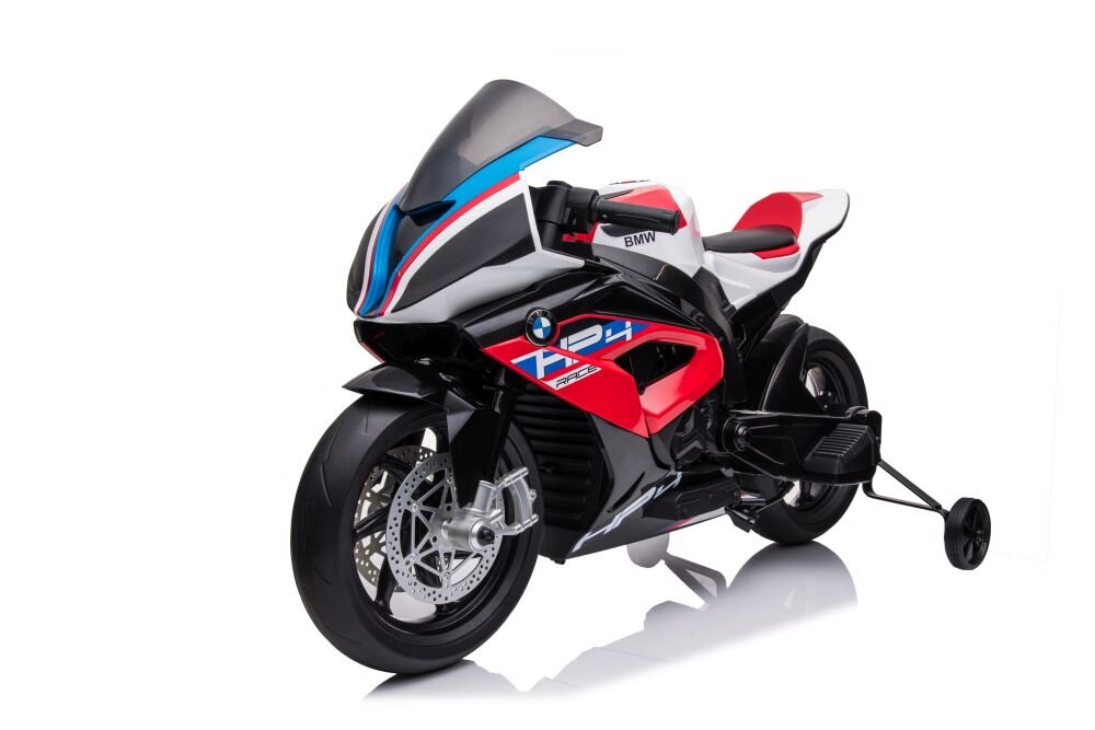 Vienvietis elektrinis motociklas vaikams BMW HP4 Race JT5001, raudonas kaina ir informacija | Elektromobiliai vaikams | pigu.lt