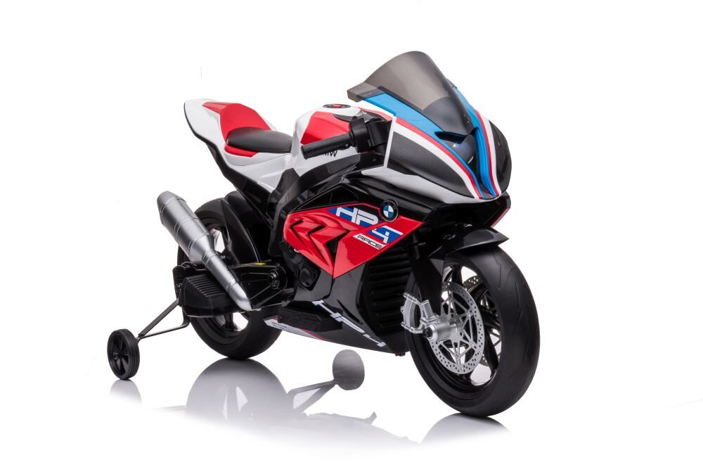 Vienvietis elektrinis motociklas vaikams BMW HP4 Race JT5001, raudonas kaina ir informacija | Elektromobiliai vaikams | pigu.lt