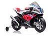 Vienvietis elektrinis motociklas vaikams BMW HP4 Race JT5001, raudonas kaina ir informacija | Elektromobiliai vaikams | pigu.lt