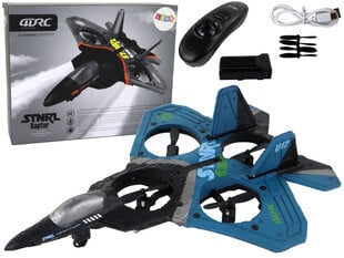 Истребитель с дистанционным управлением, темно-синий цена и информация | Игрушки для мальчиков | pigu.lt